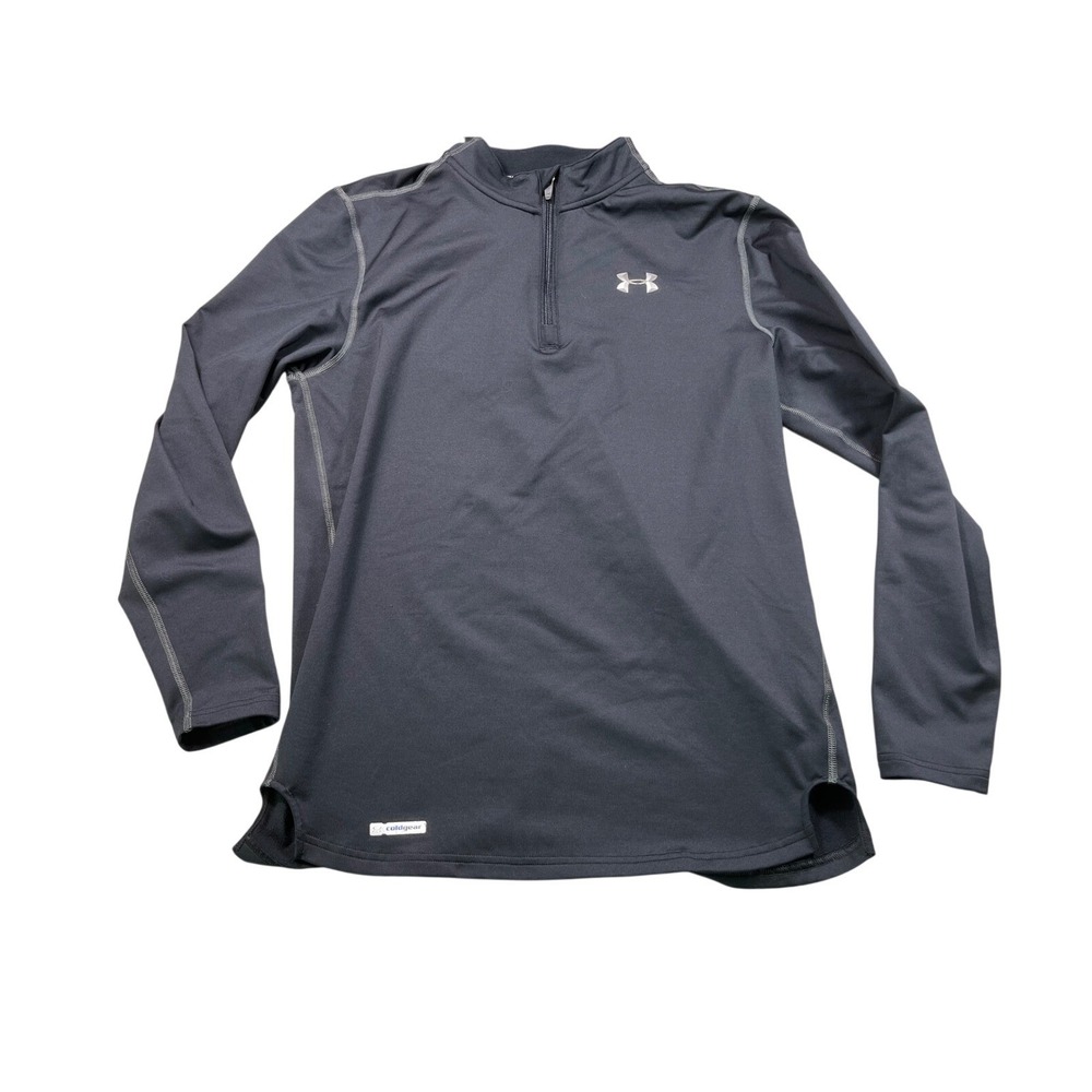 Under Armour ColdGear Black Quarter Zip Pullover Men's Large‎